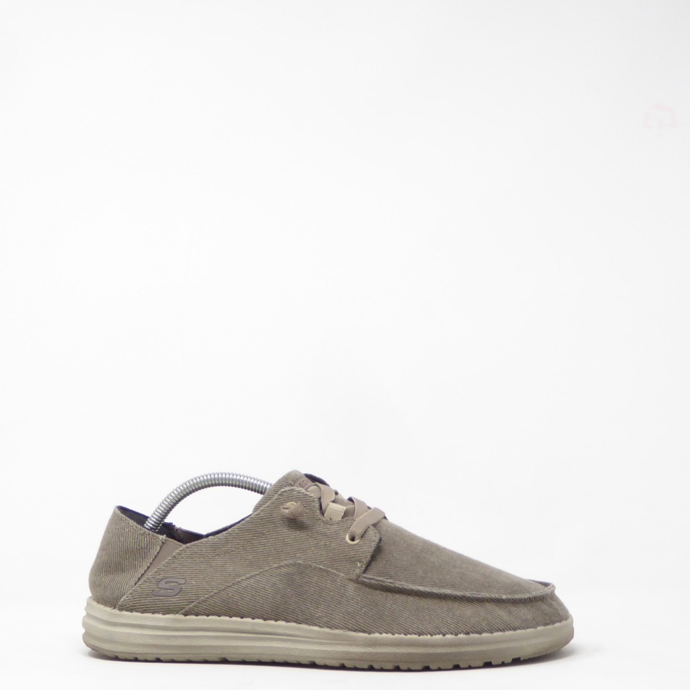 Skechers Mens Moccasins Brown Relaxed Fit Air-Cooled Memory Foam 9.5 58884